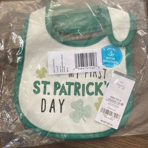 My first Saint Paddy’s day bib
